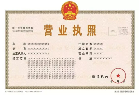 營業(yè)執(zhí)照的基本內(nèi)容都包括哪些？